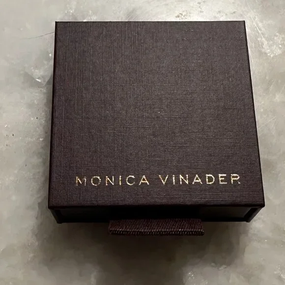 Monica Vinader Juno Disc Pendant 18k Gold Vermeil - Picture 6 of 9